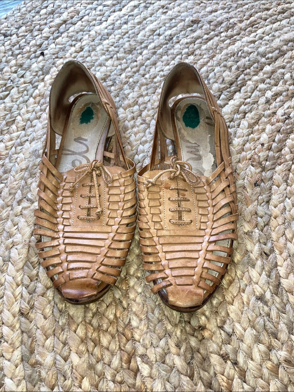 Women’s Sam Edelman leather huarache’s EU 41/ US 10
